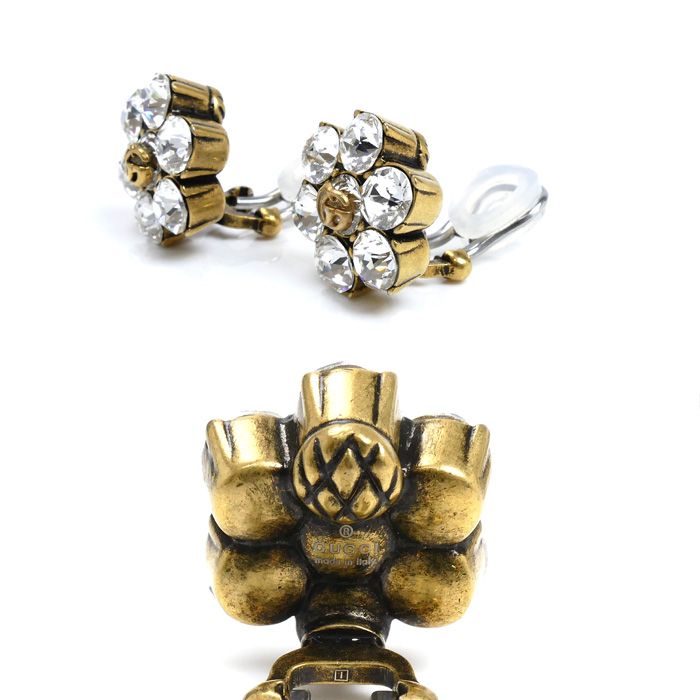 【関税込み】☆GUCCI☆ ゴールドトーン イヤリング org.jpg