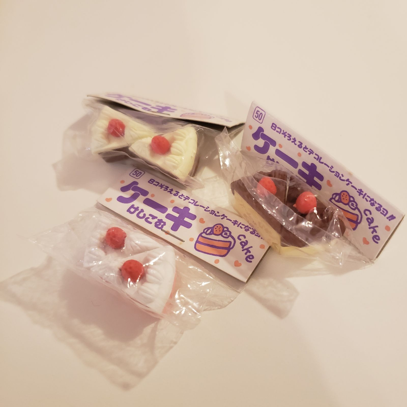 ショートケーキ 消しゴム 昭和レトロ 昭和レトロ ショートケーキ
