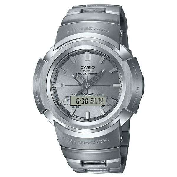 カシオCASIO G-SHOCK Gショック ジーショック 電波タフソーラー 初代  アナログデジタルモデル メタル AWM-500D-1A8JF【国内正規品】