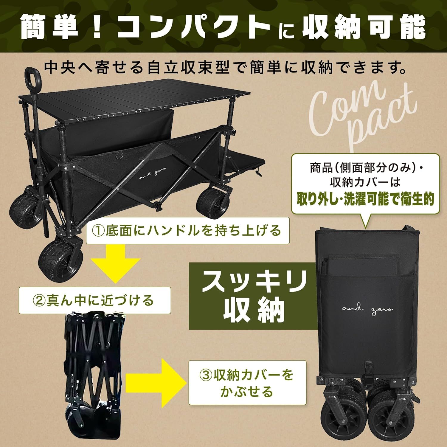 andzero キャリーワゴン