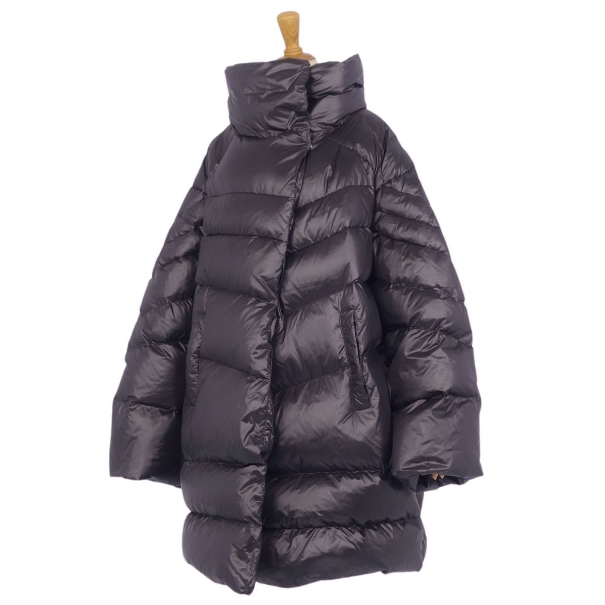 極美品 ディーゼル DIESEL コート ダウンコート ハイネック ナイロン 