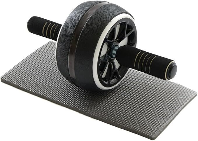 低価，限定セール 【アイリスプラザ】腹筋ローラー マット付 腹筋 筋トレ 耐荷重：約130kg トレーニング 筋肉 マシーン 器具 応募券