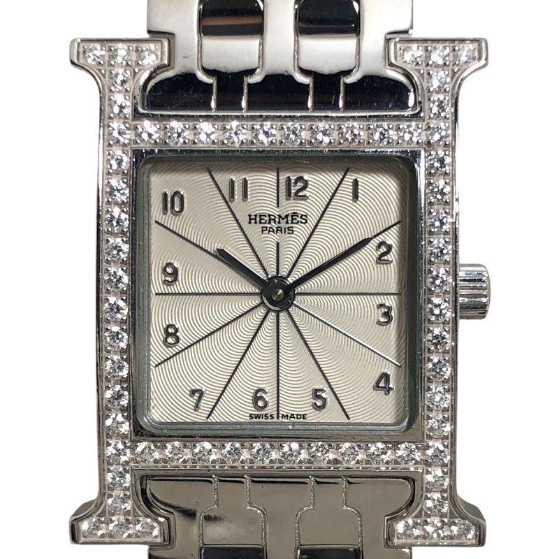 エルメス HERMES Hウォッチ HH1.230 シルバー SS レディース 腕時計