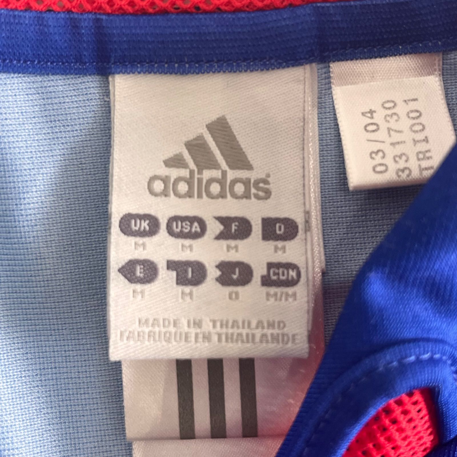 美品！ 背番号10番 フランス代表 ZIDANE ジダン adidas