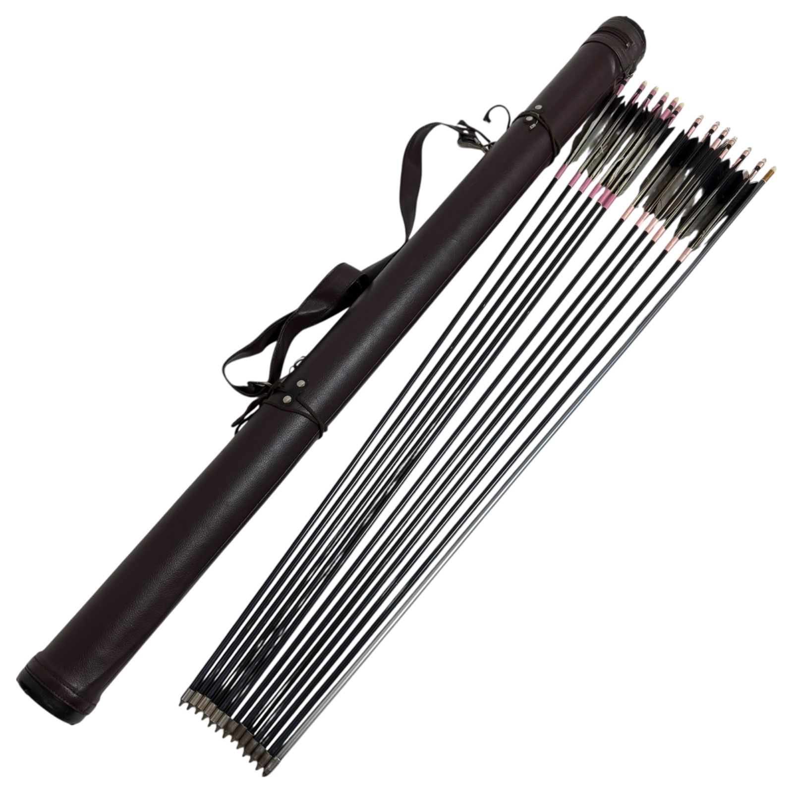 現状品 アーチェリー 弓道 矢 矢筒 セット販売 石橋屋 EASTON