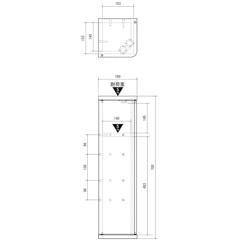 高さ70cm ホワイト