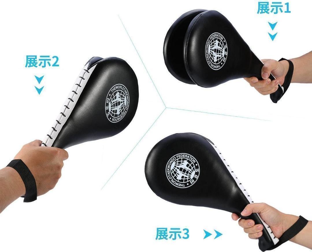 新品】ハンドミット ダブル キックミット 2個 空手 テコンドー