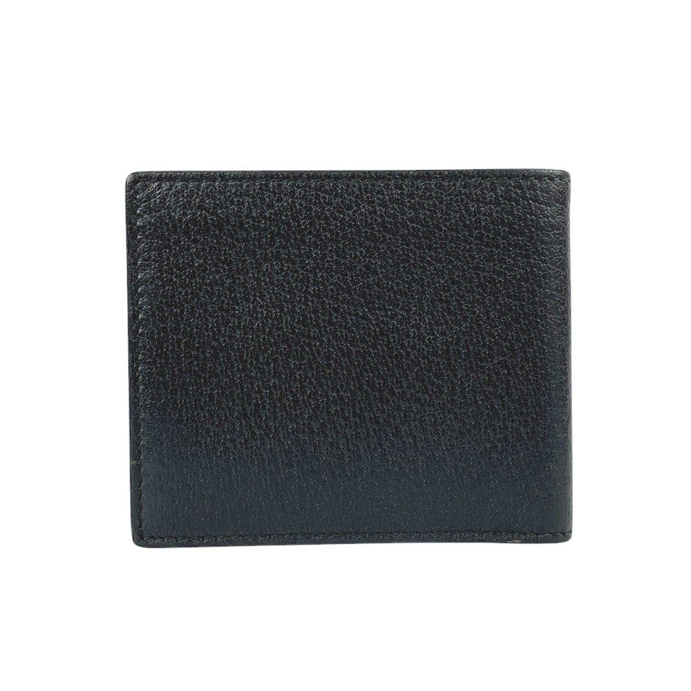 グッチ GGマーモント2つ折りレザーウォレット  428726【Sランク】【中古】 GUCCI（グッチ） GGマーモント ブランドオフ レザー 二つ折り財布