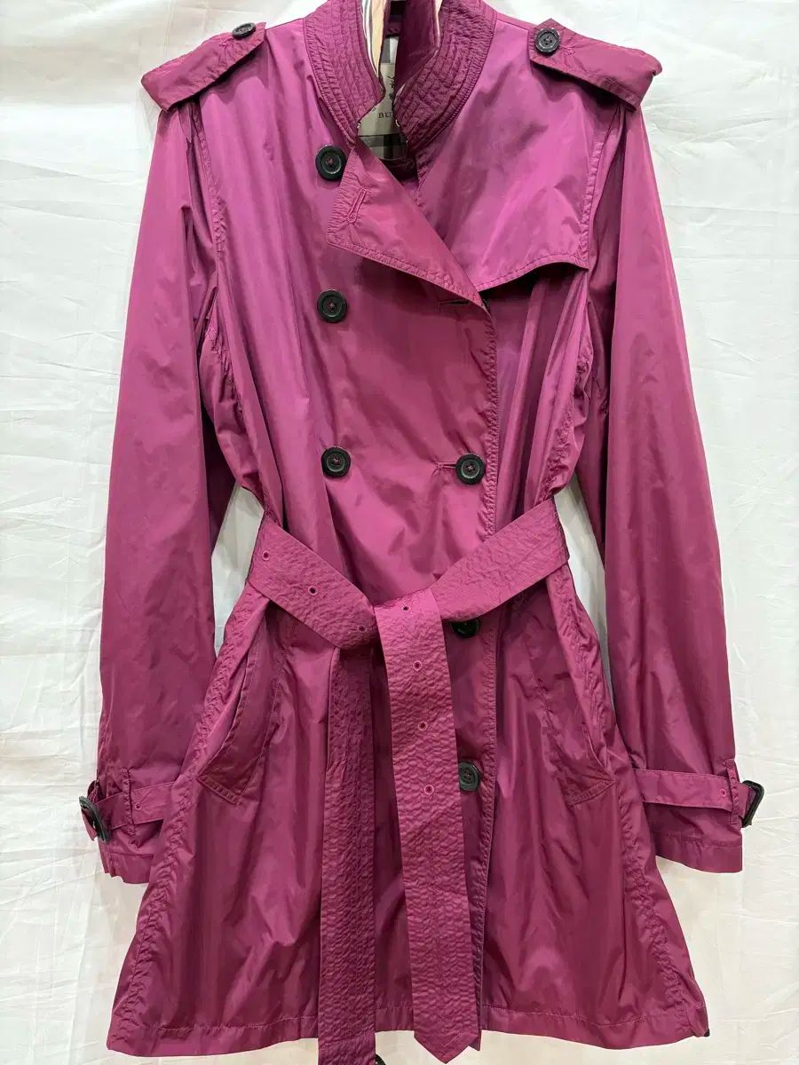 バーバリー バーガンディ トレンチ コート uk10 55 66