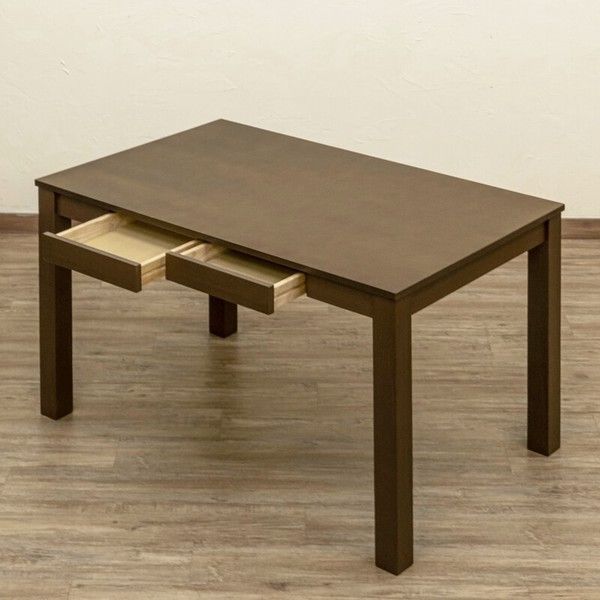 引出し付き フリーテーブル 110×70 ブラウン | camillevieraservices.com