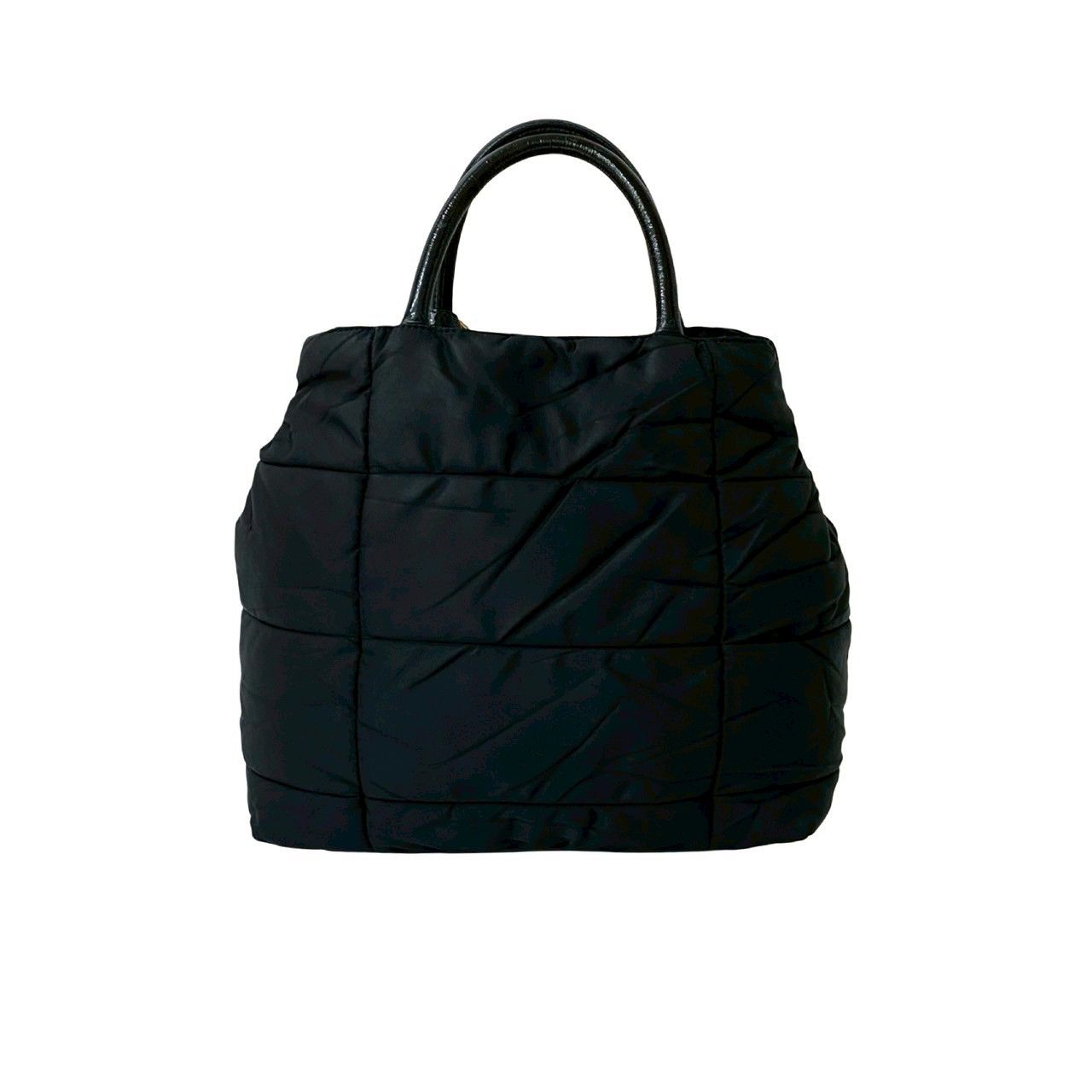 極美品✨️ PRADA 販売 ナイロン キルティング ショルダーバッグ 黒