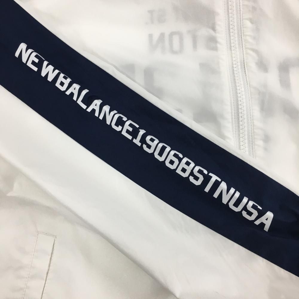 ニューバランスゴルフ ダブルジップ パーカー ネイビー×ホワイト サイズ1 ニューバランスゴルフ ダブルジップ パーカー ネイビー×ホワイト