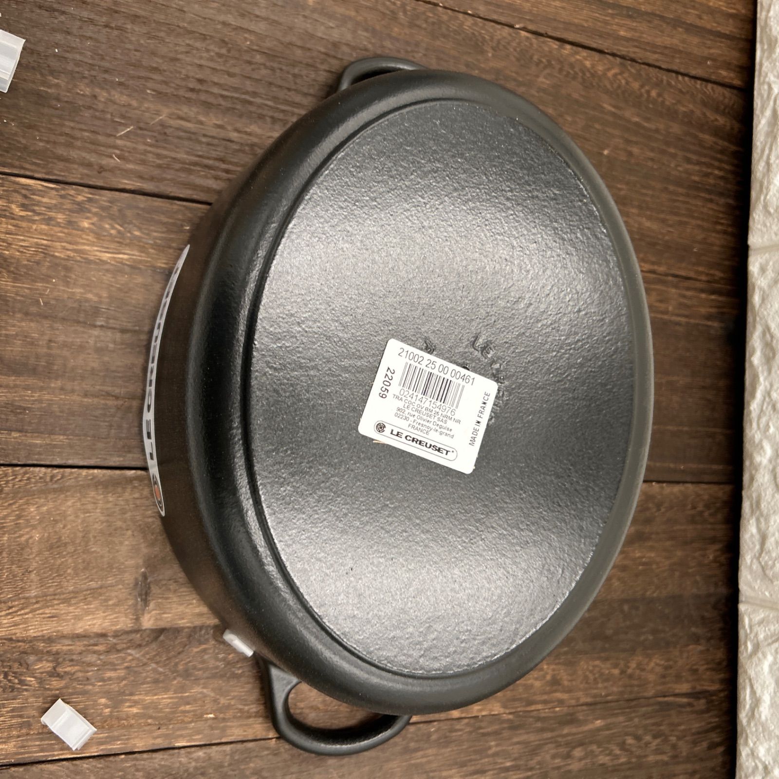 LE CREUSET - ル・クルーゼ　オーバル　25 マット　ブラック シグニチャー ココット・オーバル 25cm マットブラック