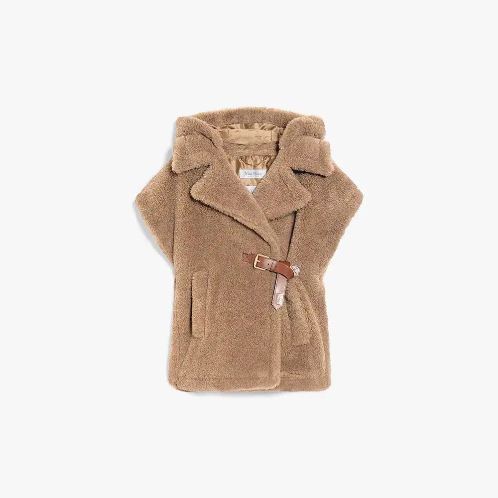 ＜MAX MARA ＞ LANOSO4 テディベアケープ Max Mara マックスマーラ ポンチョ ケープ アウター LANOSO4