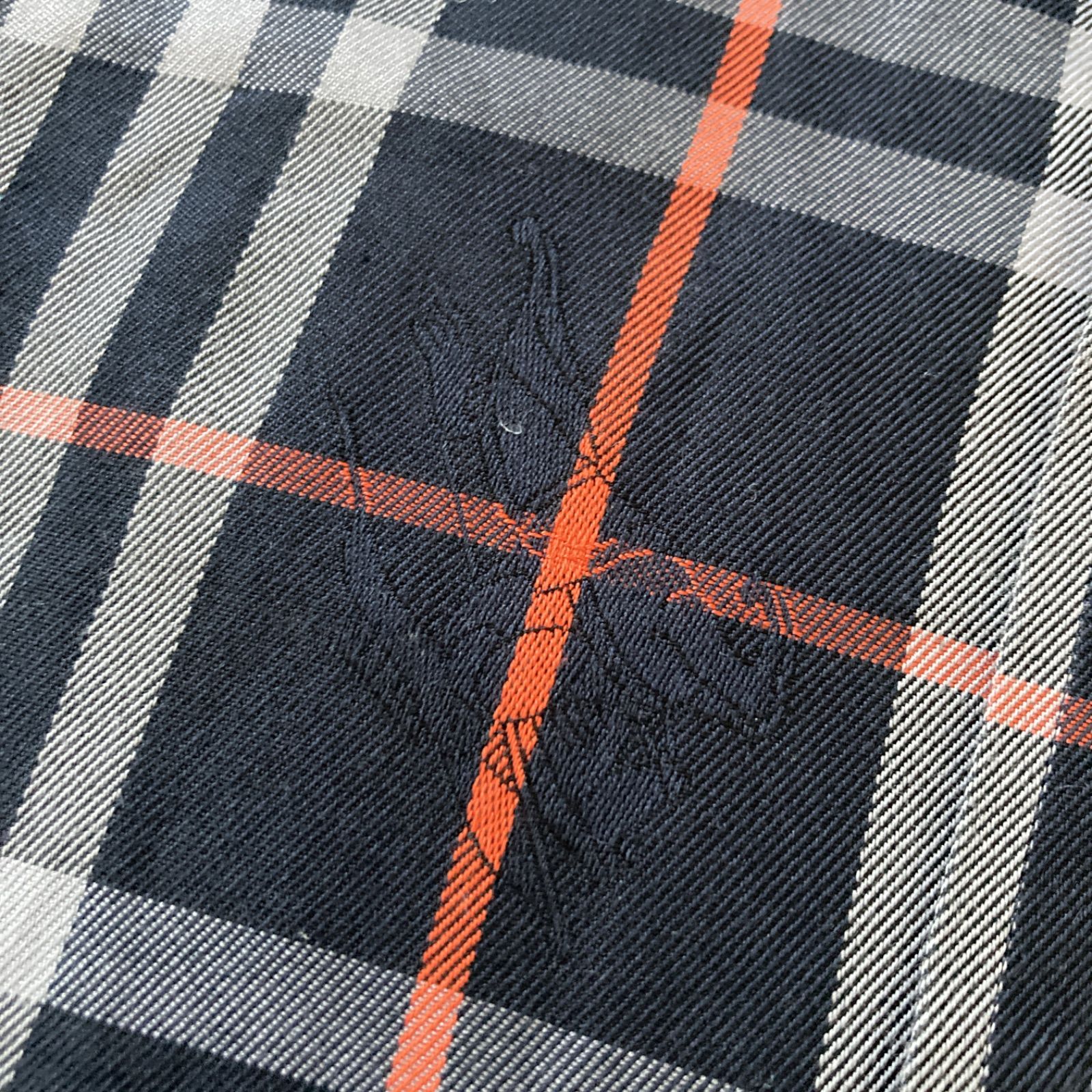 Burberrys バーバリーズ メンズ 長袖シャツ LY チェック 刺繍ロゴ柄