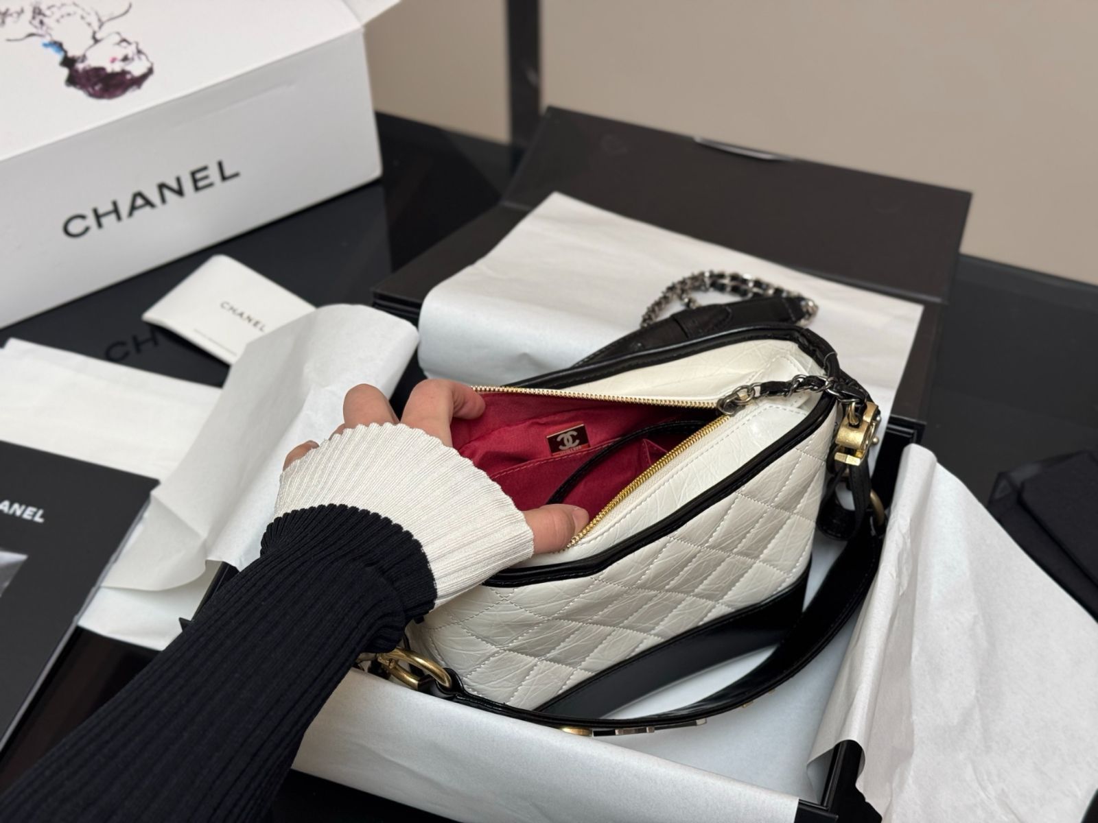 今日特価】Elegant CHANEL エレガントシャネル トラベルバッグ