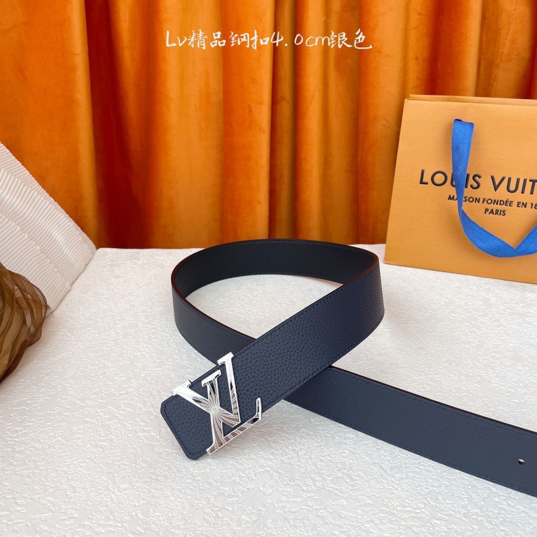 Louis Vuitton チェック柄レザーベルト LOUIS VUITTON チェック柄レザーベルト LOUIS VUITTON