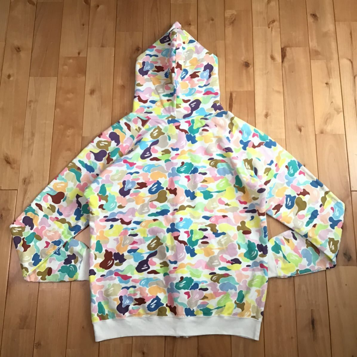 ☆初期☆ マルチカモ フルジップ パーカー Lサイズ a bathing ape BAPE 