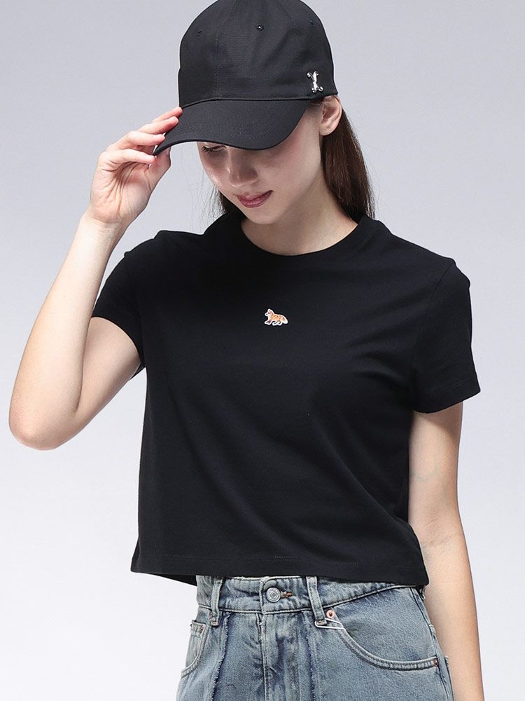 Maison Kitsune メゾン キツネ ワンポイント クルーネック 半袖 Tシャツ BABY FOX BABY