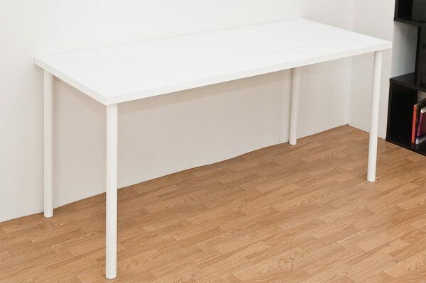 フリーテーブル 作業台 PCデスク 書斎テーブル 幅150cm×奥行60cm ブラック 黒 天板厚3cm MARWIL-DEMENAGEMENTS_CH