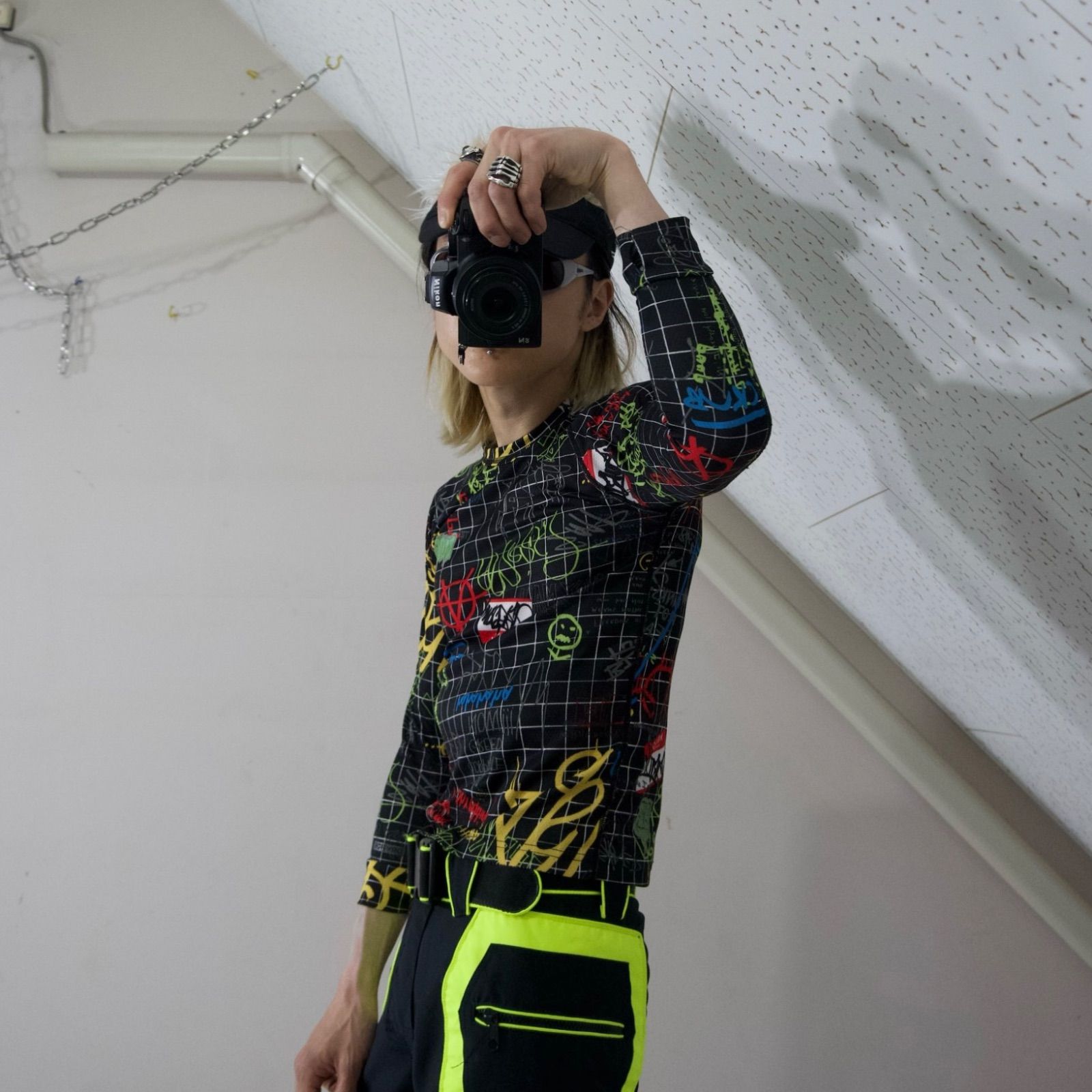 BURTON Full Graphics Anarchy Paint L/S Tee Second Skin Power