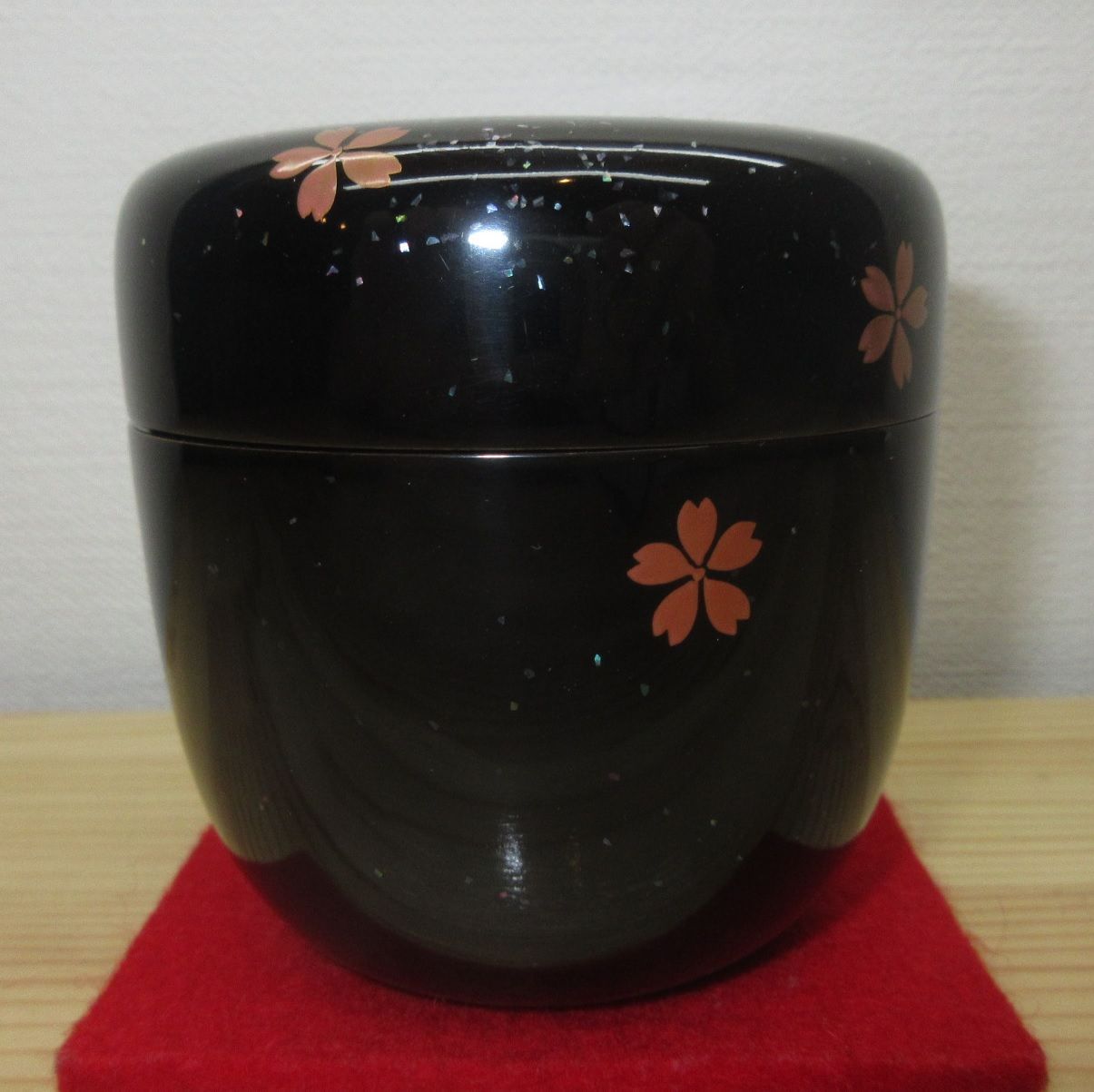 逢絢亭 茶道具 大棗 山中塗 雪月花蒔絵 真塗 塚本規義 共箱入り