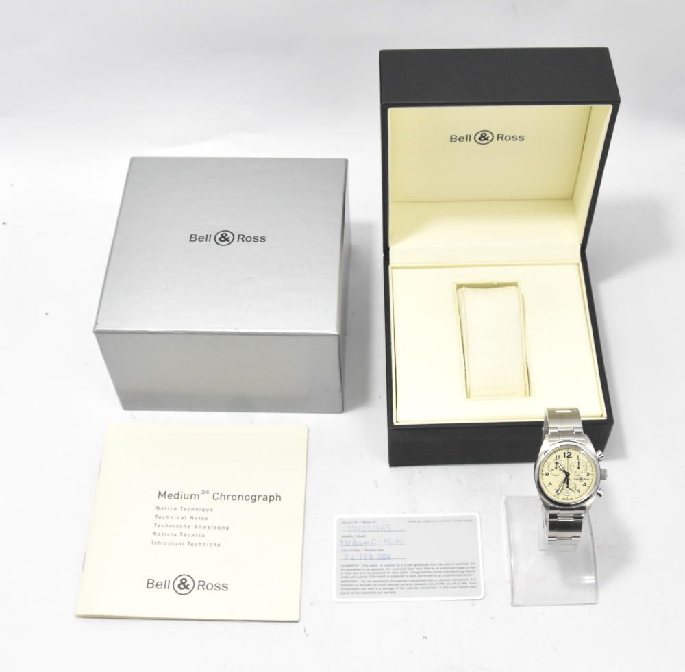 ベル＆ロス Bell＆Ross 220S ミディアム34 クロノグラフ