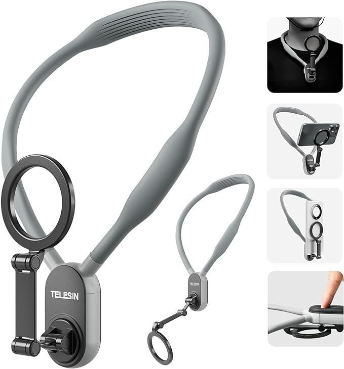 MagSafe スマホホルダー 磁気マグネット iPhone対応 超強力磁力 スマホ撮影 Magsafeに対応 iPhone15 iPhone14 iPhone13 iPhone12 Android対応 グレー