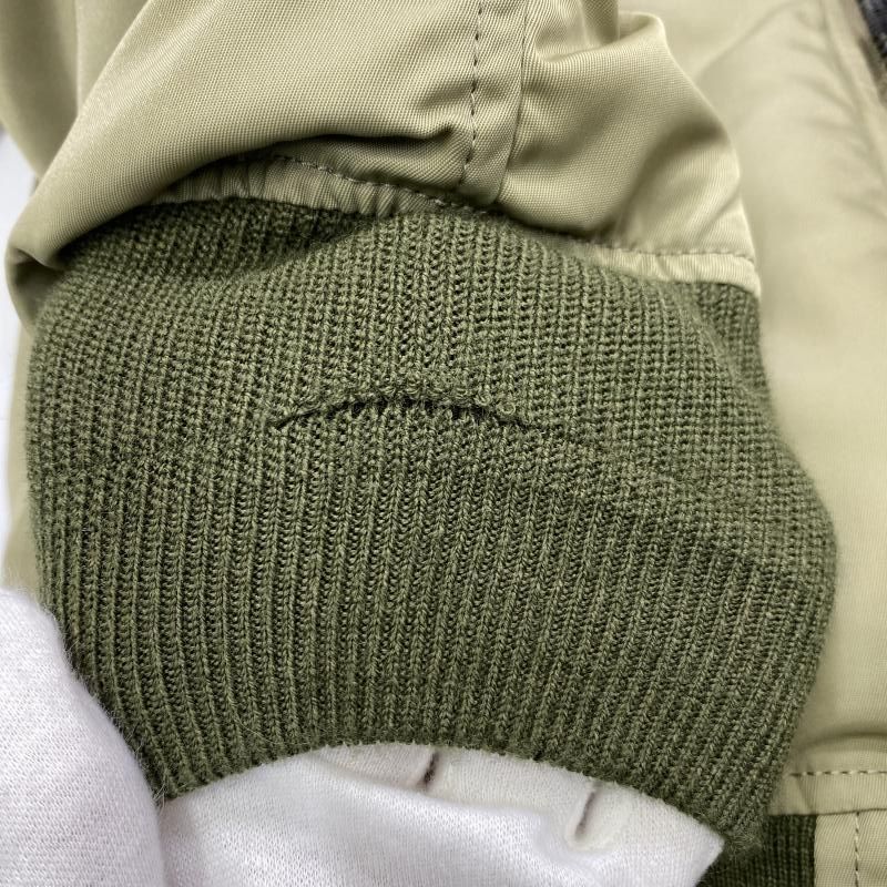 中古】HOUSTON B-15B フライトジャケット オリーブ サイズ38