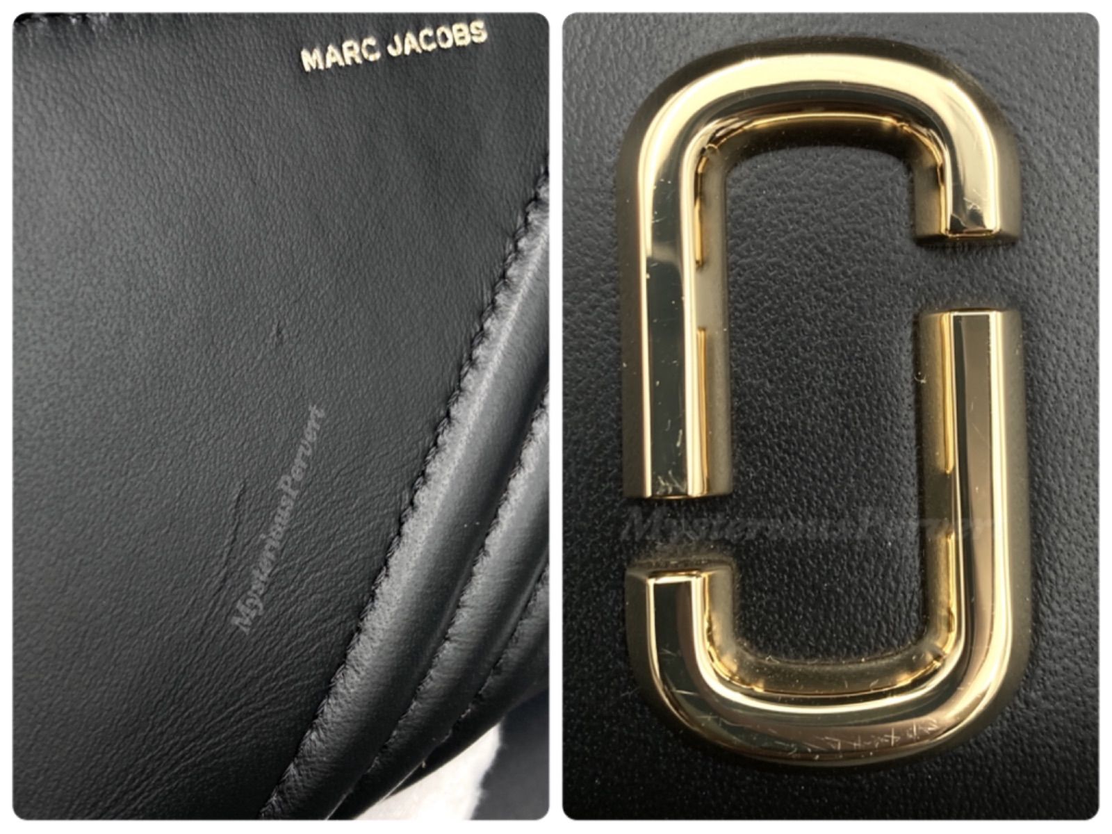 036)Marc Jacobs マークジェイコブス ザ グラム 二つ折り 財布