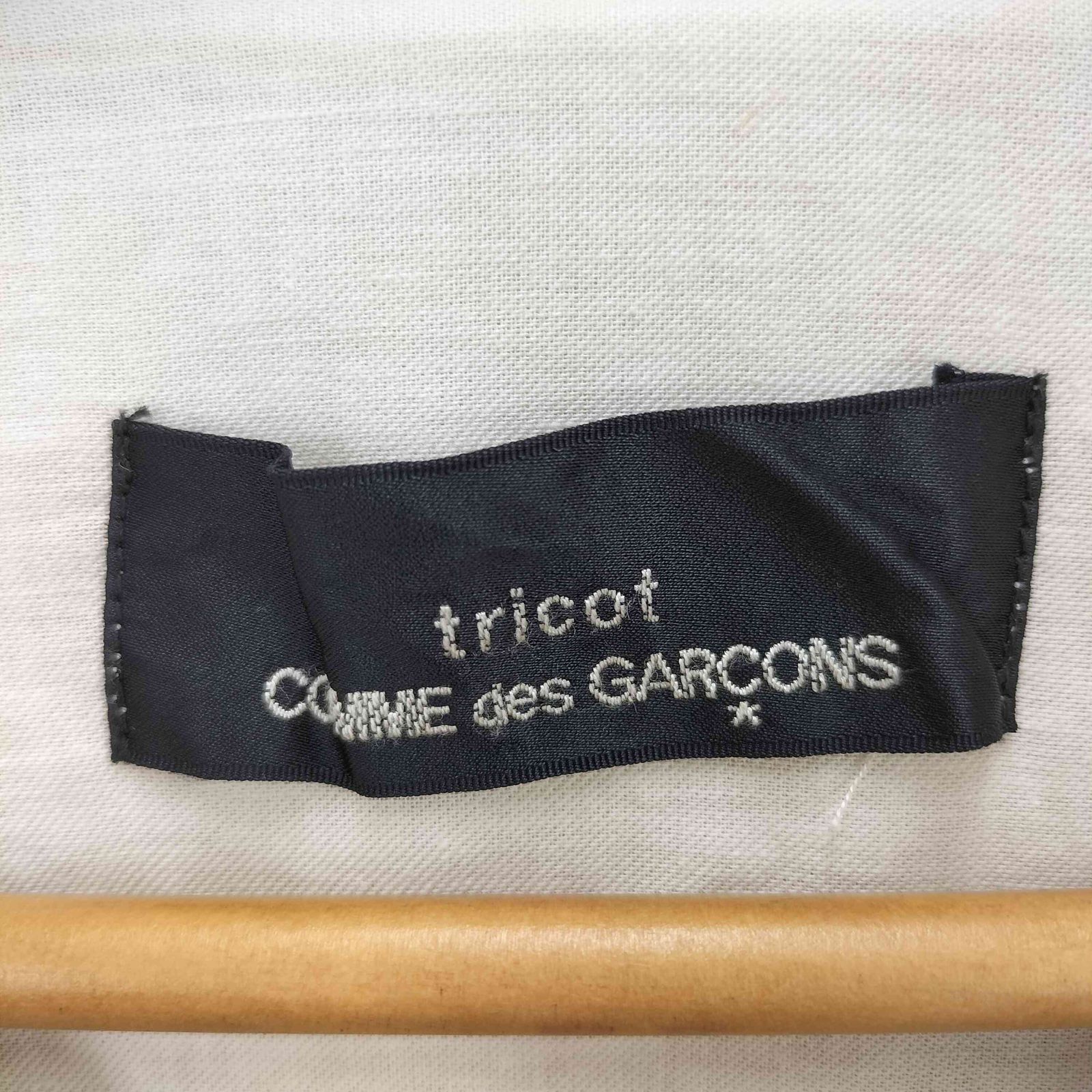 希少90s　tricot トリココムデギャルソン　スタンドカラージャケット　紺色 希少90s tricot トリココムデギャルソン スタンドカラー