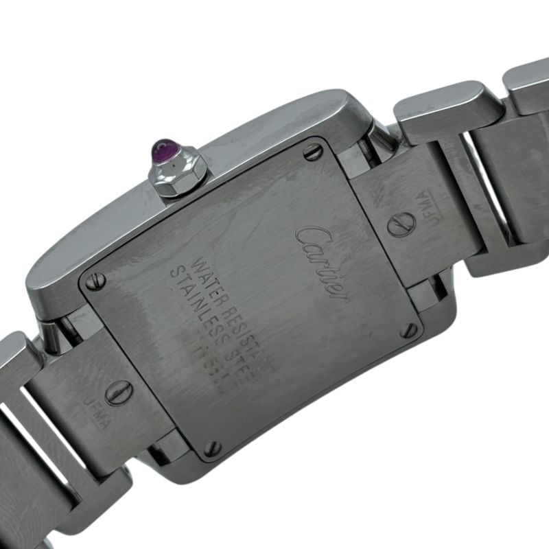 カルティエ レディース タンクフランセーズSM コマ SS ステンレス