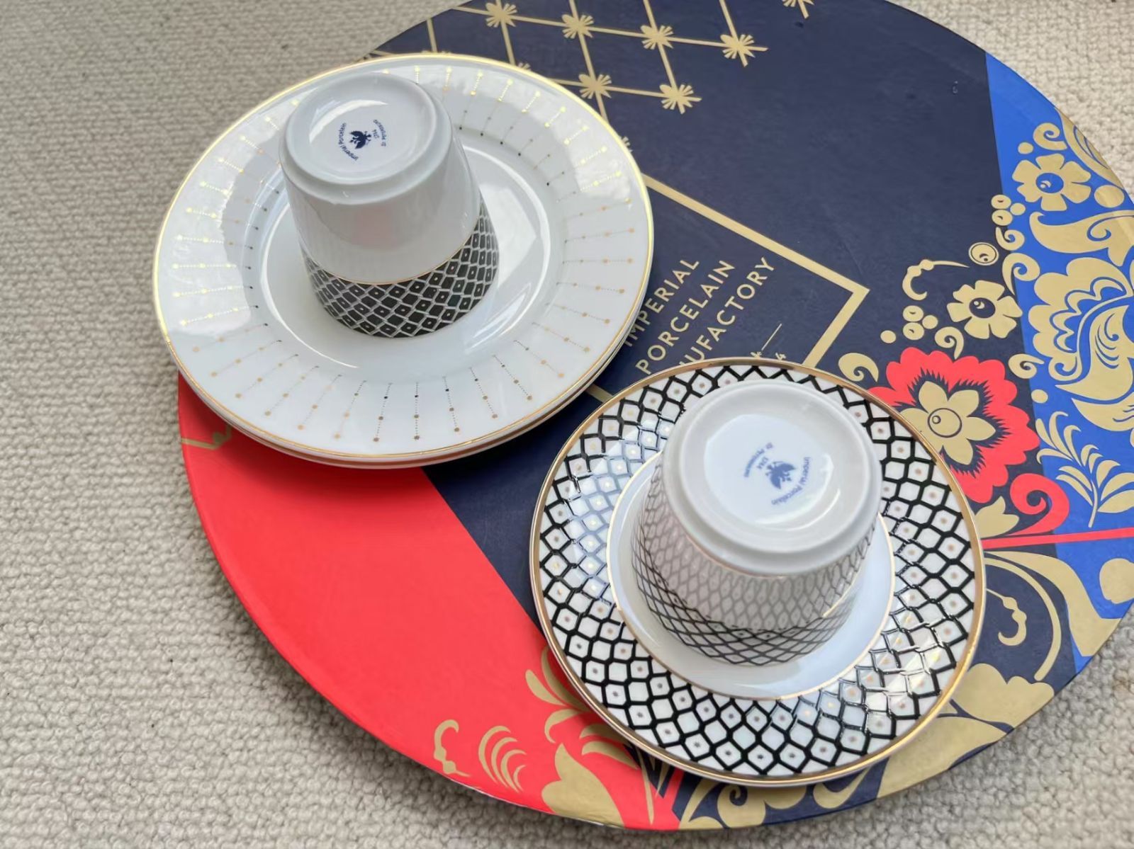 VENA社☆ツェラミカ☆お茶碗☆ハンドメイド☆熊柄
