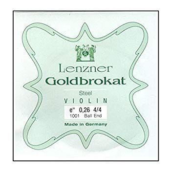 非常に良い ゴールドブロカット バイオリンE線 0.26ボールエンド w17b8b5