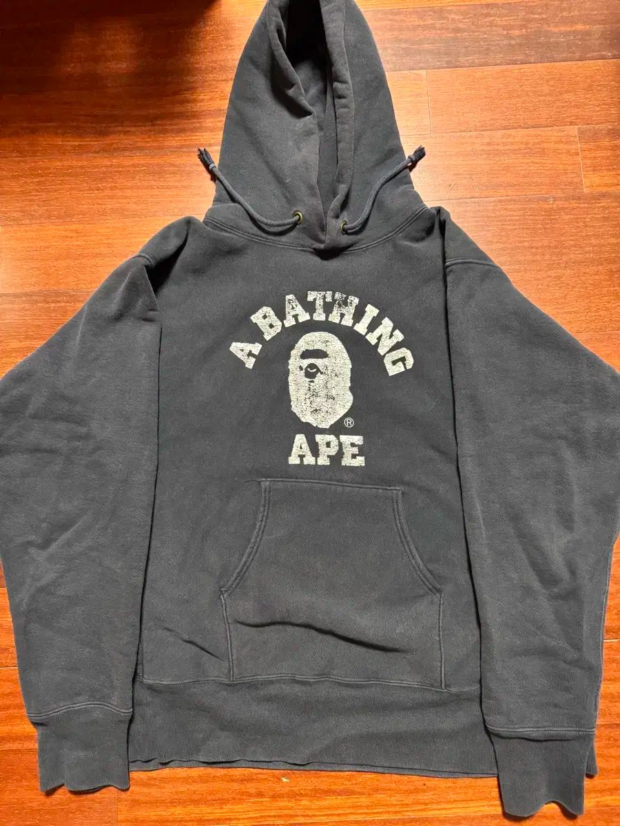 XL A BATHING APE アベイシングエイプ X Champion チャンピオン フード