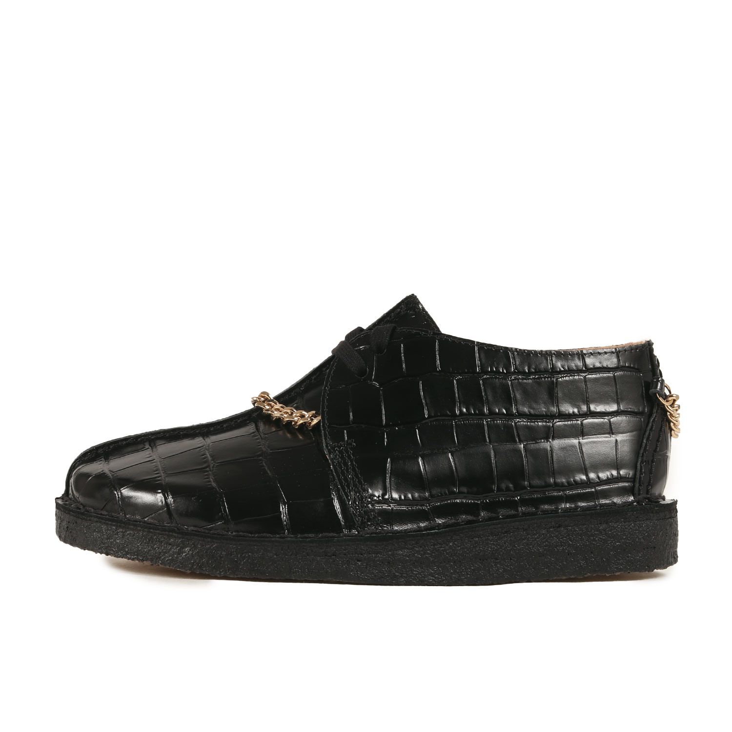 【新品】Supreme シュプリーム サイズ:25.0cm / 24AW Clarks Martine Rose デザート トレック シューズ / ブーツ (DESERT TREK) / ブラッククロコ / UK6 / コラボ 別注【メンズ】