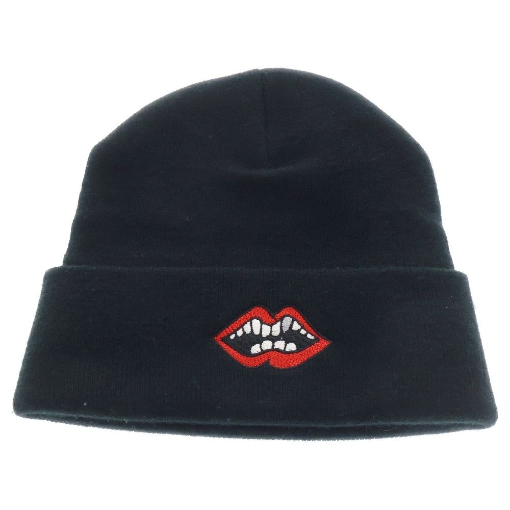CHROME HEARTS クロムハーツ ×MATTY BOY PPO WOOL WATCH CAP マッティボーイ チョンパー刺繍ニットキャップ ビーニー ニット帽 ブラック