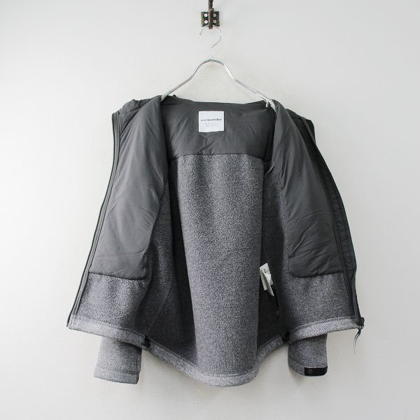 and wander アンドワンダー AW-JT991 twill fleece jacket ツイル