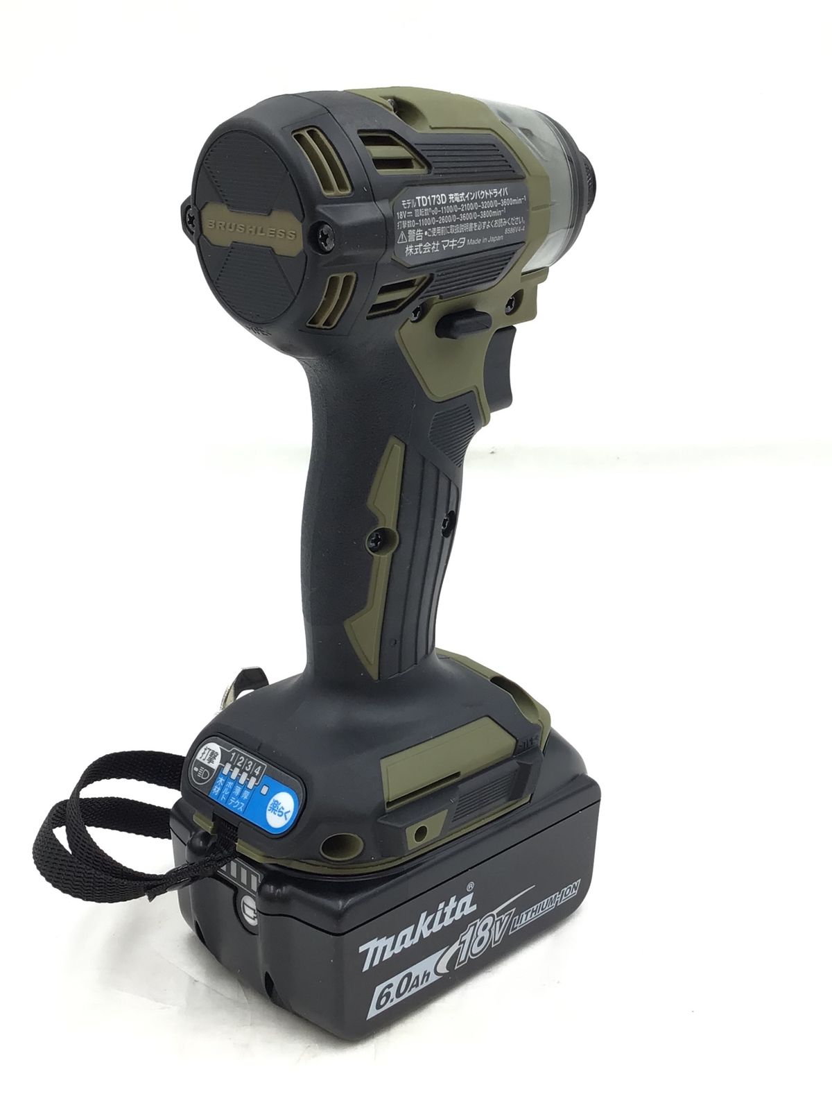 【あす楽】 Makita マキタ 18v充電式インパクトドライバ TD173DRGXO オリーブ Olive IT6S8D2EOG0M エコツール岡崎岩津店 M02