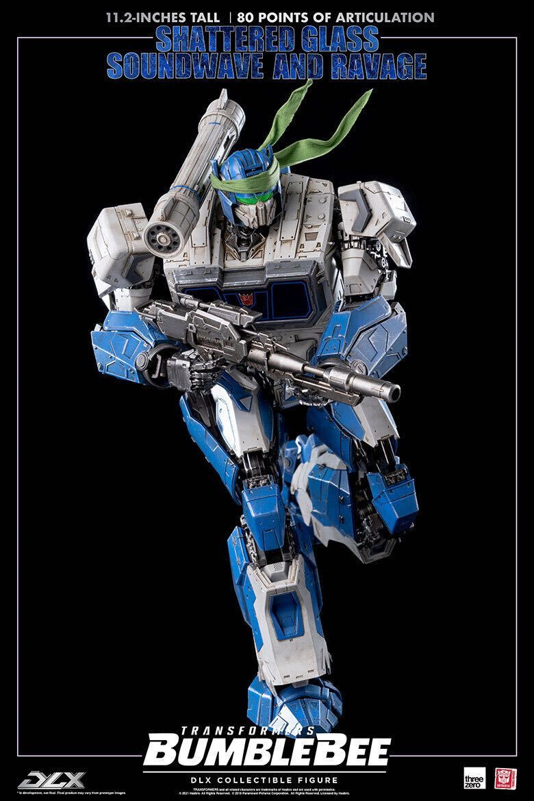 スリーゼロ3Z0160-EX DLXシャッタード グラス サウンドウェーブ限定版 Transformers: Bumblebee – DLX Shattered Glass Soundwave and