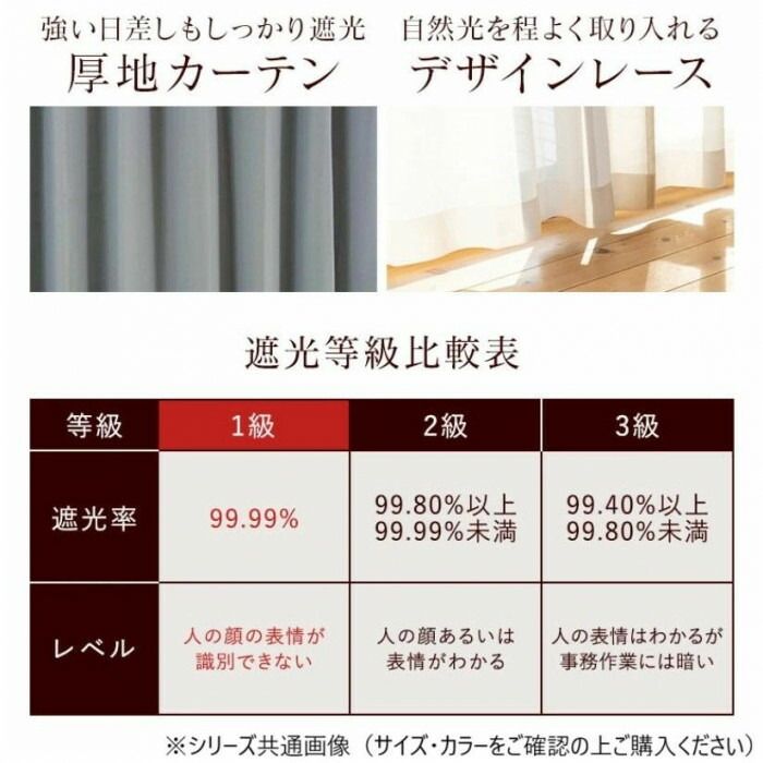 カーテン トラット 4P 100X135 NB 726101004135047