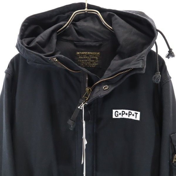 ワコマリア GUILTY PARTIES 16SS バックプリント モッズ コート L 黒 