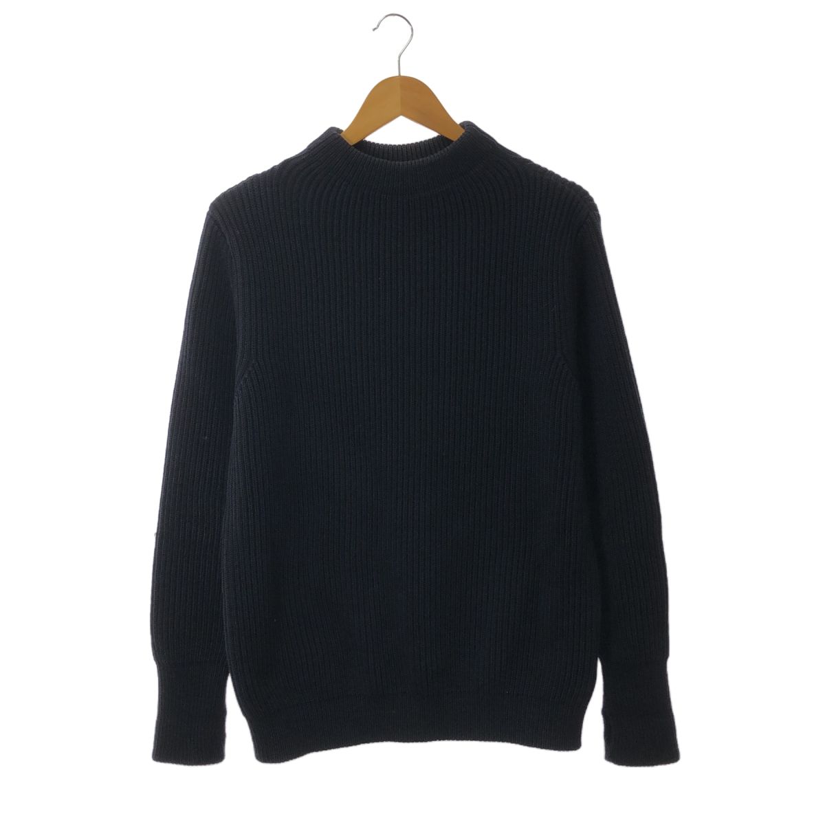 ANDERSEN-ANDERSEN 5ゲージ クルーネック Mサイズ アンデルセンアンデルセン 黒 ブラック 5ゲージニット Mサイズ