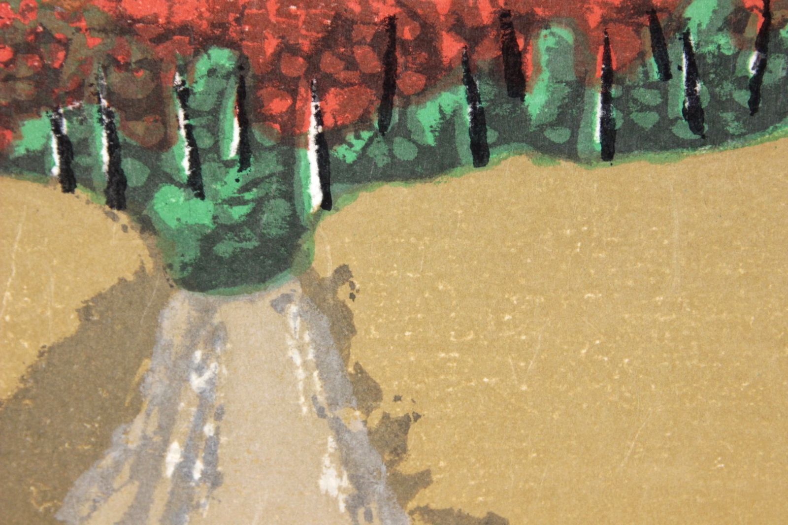 美品 畦地梅太郎「さえずり」山男 木版画 1983年作 直筆サイン入 山の版画家 美品 畦地梅太郎「いつくしみ」木版画 直筆サイン入り 1971年作