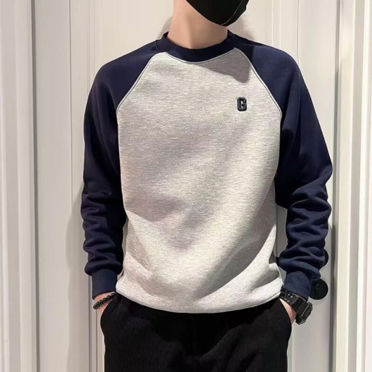メンズ トレーナー 長袖 ルーズ ストリート カジュアル O00491 楽天市場】トレーナー メンズ 長袖 スウェット クルーネック