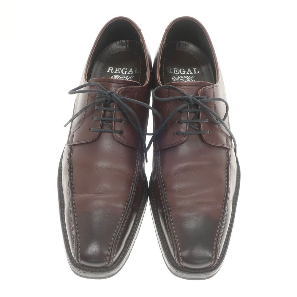 【中古】リーガル REGAL GEOX スワールモカシン ドレスシューズ ブラウン【サイズ24.5】【メンズ】-1