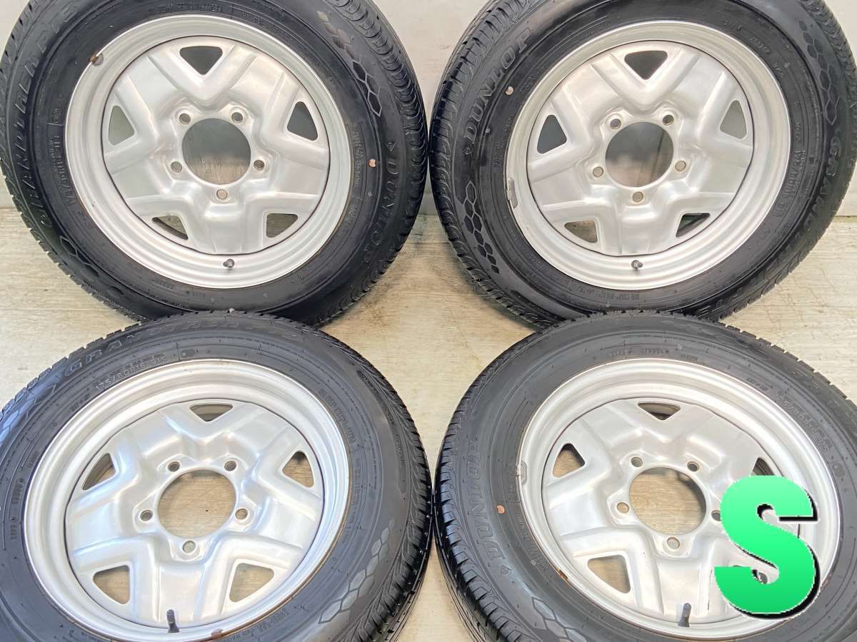 175/80R16 ダンロップ グラントレック PT3 スズキ純正 16x5.0 139.7-5穴 中古タイヤ サマータイヤ ホイールセット 4本セット  s16240628025 - メルカリ