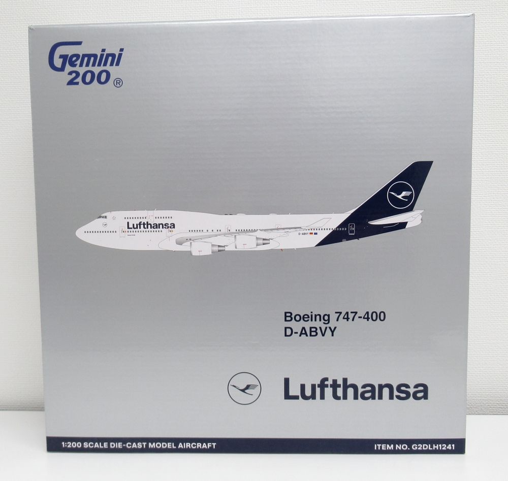 1/200 ジェミニ B747-400 ルフトハンザ D-ABVY G2DLH1241【B】jst092302m