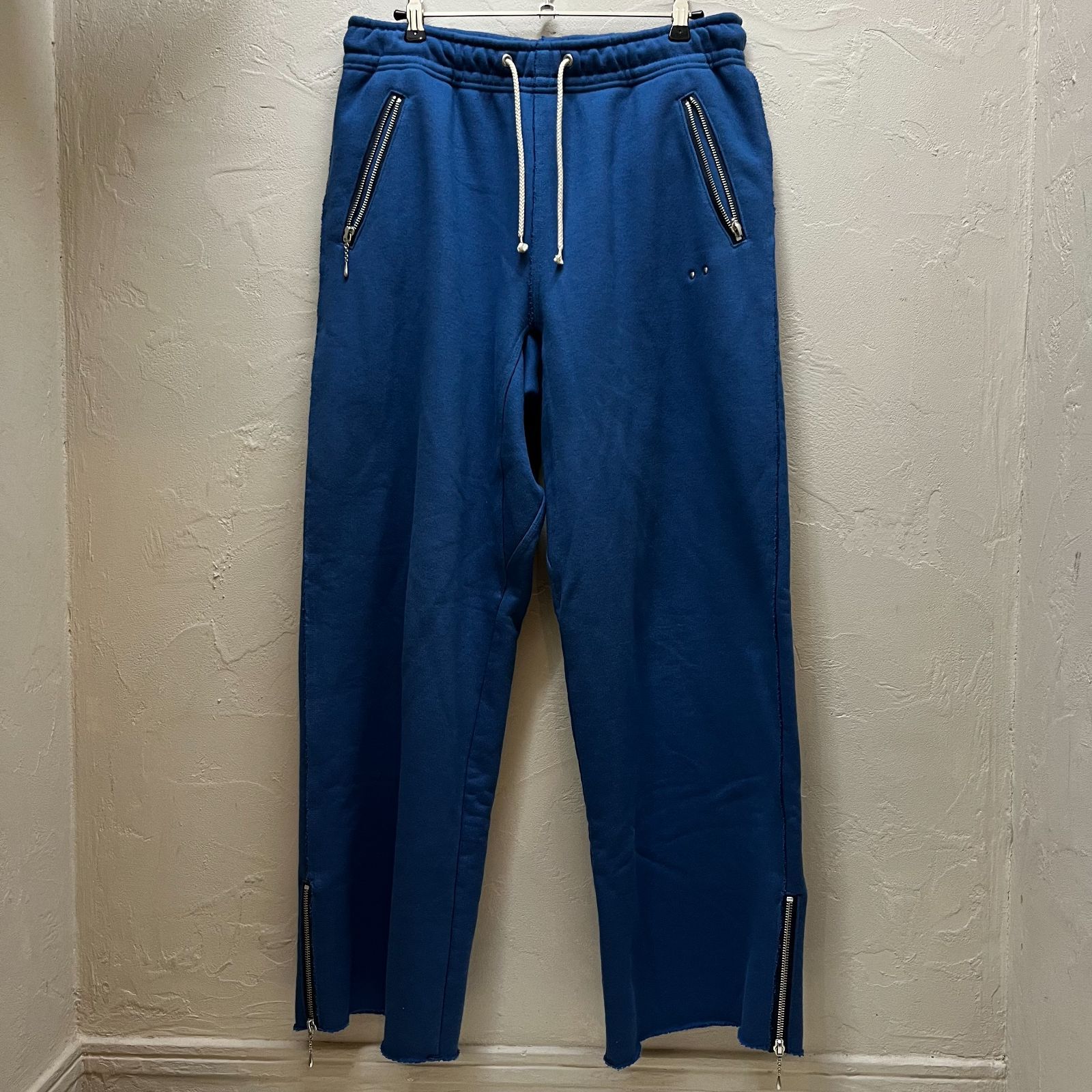 SUGARHILL シュガーヒル 23SS ZIP-UP WIDE SWEAT TROUSERS ジップアップ ワイドスウェットパンツ ブルー系  タグ付き【代官山04】 - メルカリ