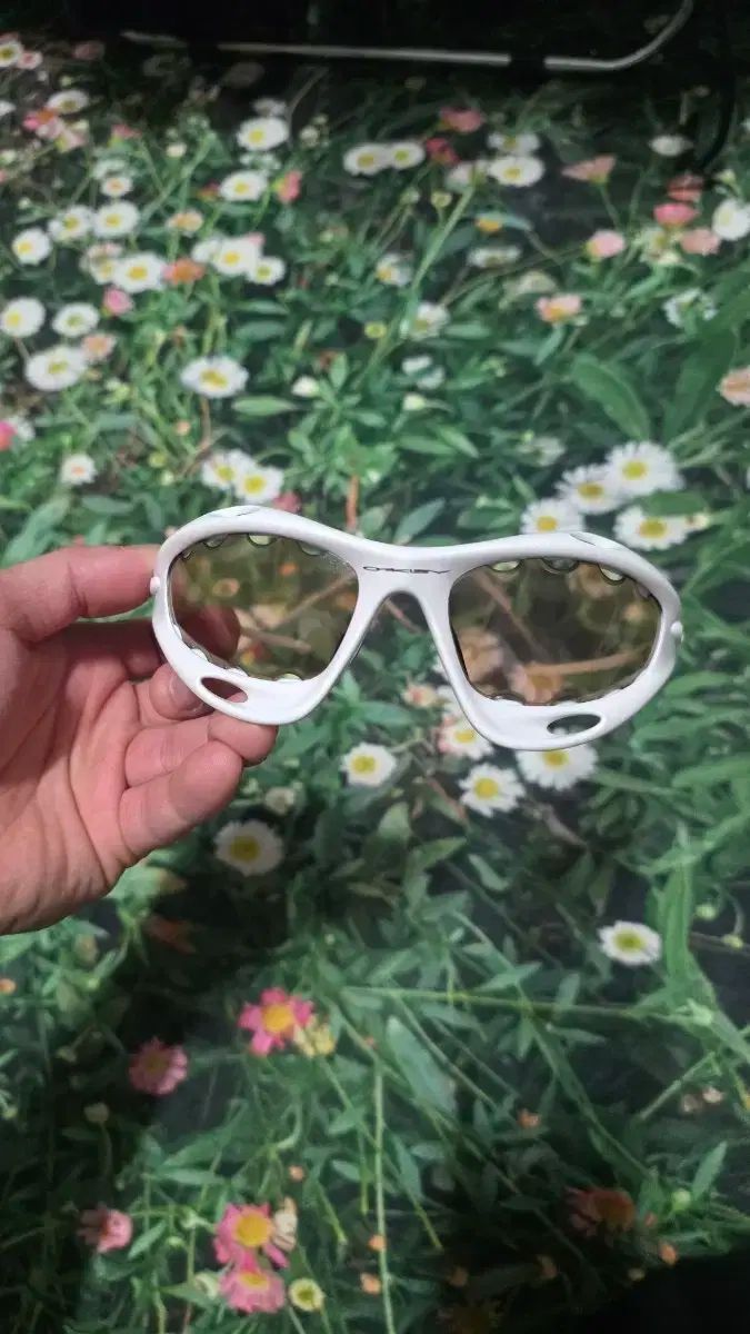 オークリー レーシングジャケット gen 1 パール 白 上